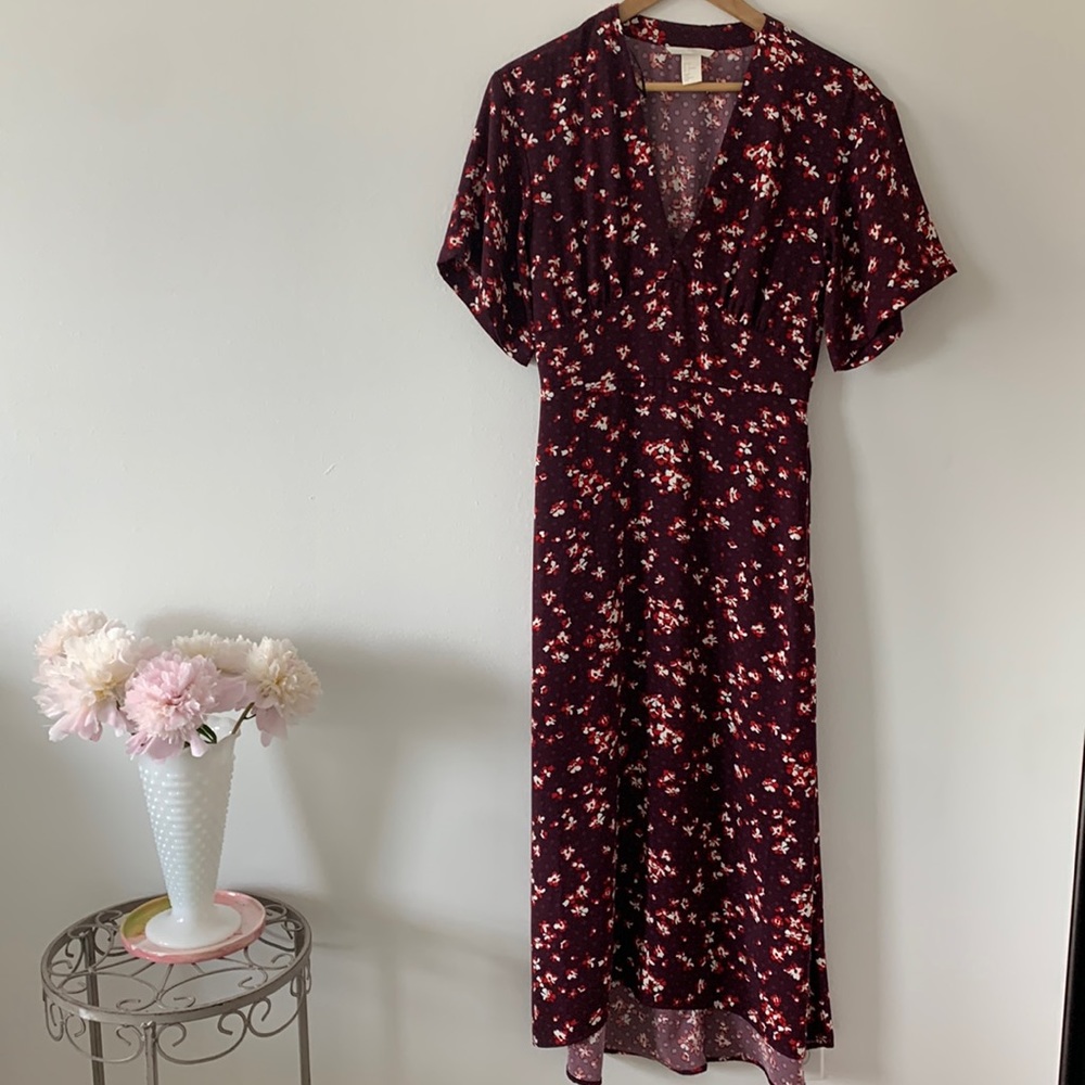 H&M Floral midi dress